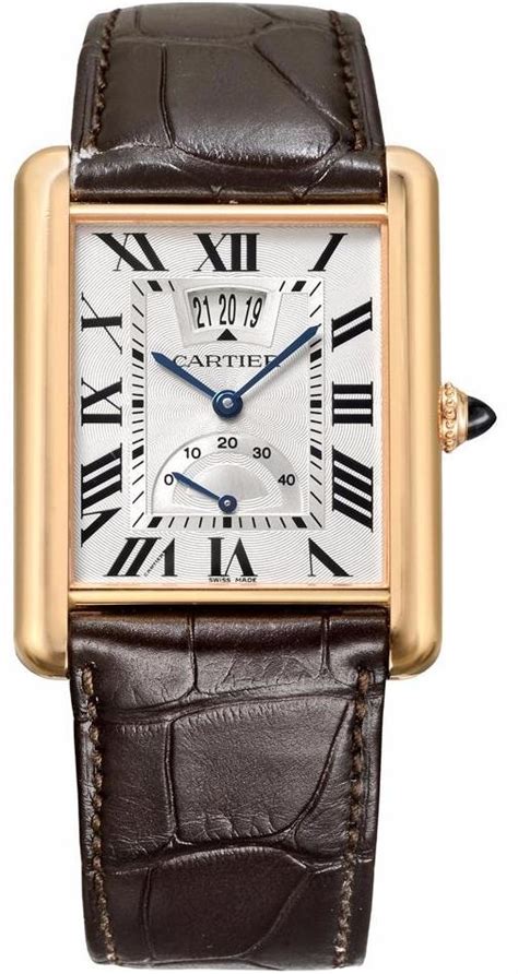 cartier tank watch man|authentic cartier tank watch.